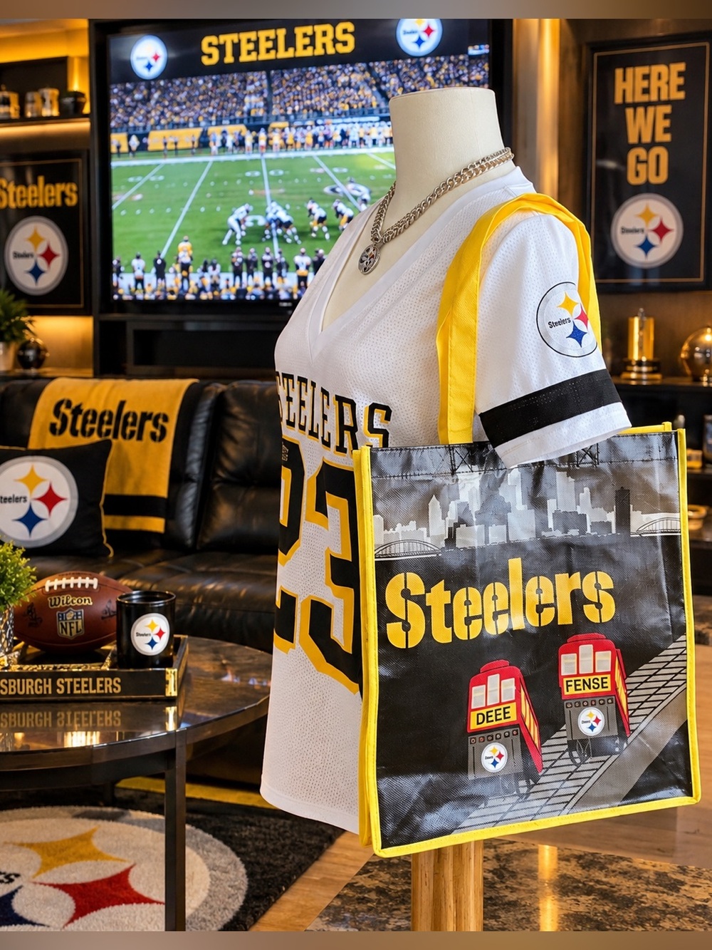 Steelers Tote Bag 🖤💛